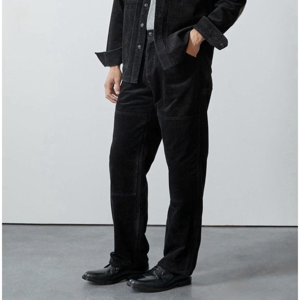 Bodega x‎ Todd Snyder 30 x 32 Corduroy Welder Pant Lined Work Black